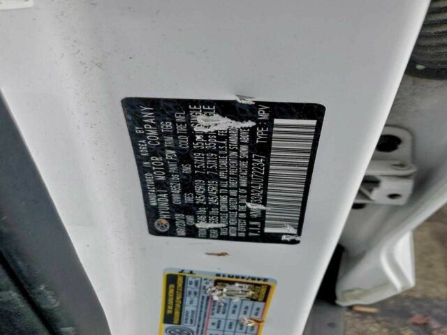 Белый Хендай Туксон, объемом двигателя 1.6 л и пробегом 120 тыс. км за 2800 $, фото 12 на Automoto.ua