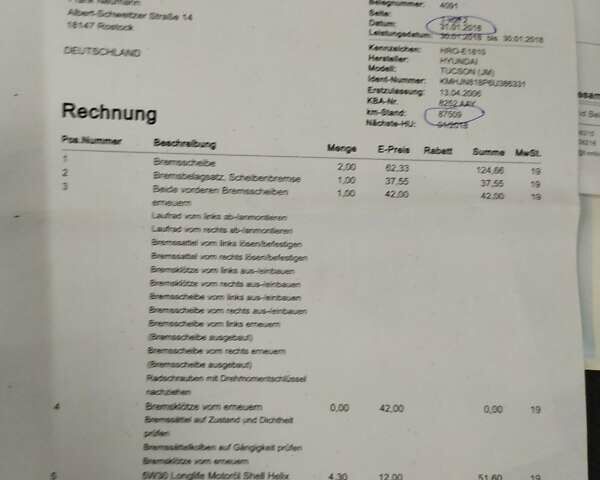 Чорний Хендай Туксон, об'ємом двигуна 2 л та пробігом 170 тис. км за 8700 $, фото 2 на Automoto.ua