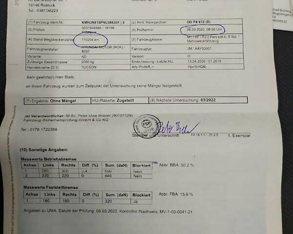 Чорний Хендай Туксон, об'ємом двигуна 2 л та пробігом 170 тис. км за 8700 $, фото 4 на Automoto.ua