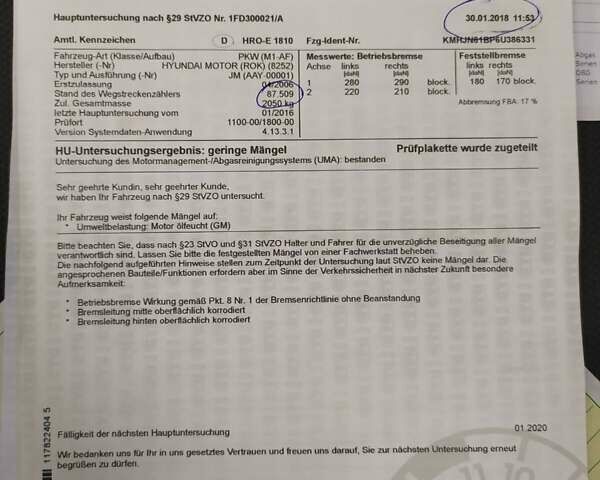 Чорний Хендай Туксон, об'ємом двигуна 2 л та пробігом 170 тис. км за 8700 $, фото 3 на Automoto.ua