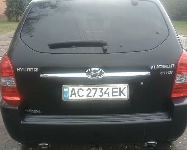 Черный Хендай Туксон, объемом двигателя 1.98 л и пробегом 283 тыс. км за 8800 $, фото 19 на Automoto.ua