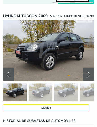 Черный Хендай Туксон, объемом двигателя 1.98 л и пробегом 196 тыс. км за 7999 $, фото 25 на Automoto.ua