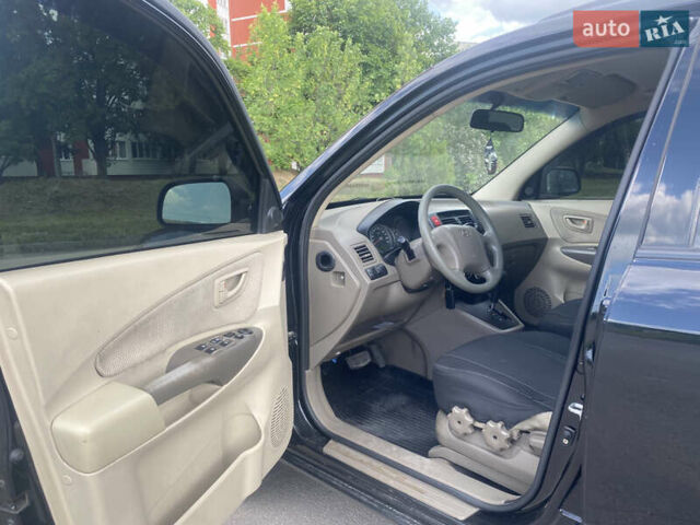 Черный Хендай Туксон, объемом двигателя 2 л и пробегом 270 тыс. км за 7300 $, фото 13 на Automoto.ua