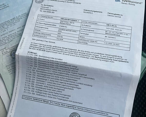 Черный Хендай Туксон, объемом двигателя 2 л и пробегом 276 тыс. км за 7450 $, фото 39 на Automoto.ua