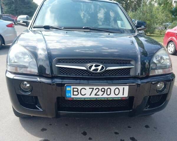 Черный Хендай Туксон, объемом двигателя 1.98 л и пробегом 195 тыс. км за 6981 $, фото 1 на Automoto.ua