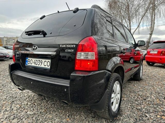 Черный Хендай Туксон, объемом двигателя 2 л и пробегом 166 тыс. км за 7500 $, фото 2 на Automoto.ua