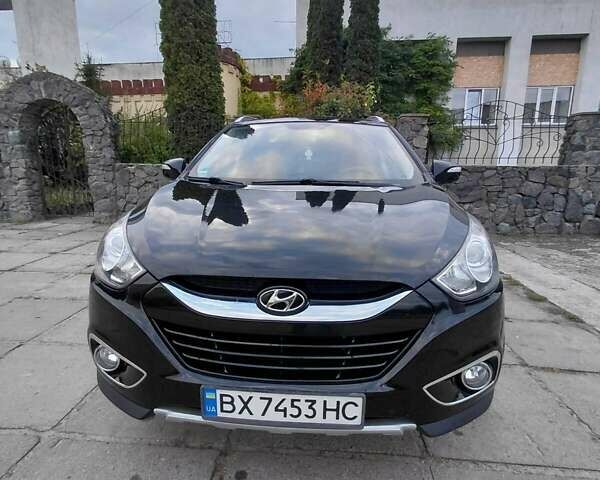 Черный Хендай Туксон, объемом двигателя 2 л и пробегом 251 тыс. км за 12500 $, фото 3 на Automoto.ua