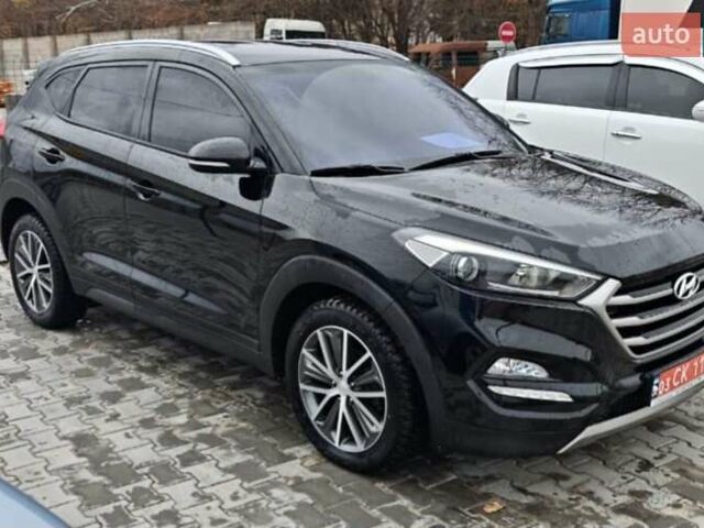 Черный Хендай Туксон, объемом двигателя 2 л и пробегом 178 тыс. км за 19200 $, фото 9 на Automoto.ua