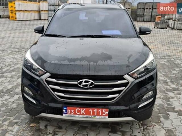 Черный Хендай Туксон, объемом двигателя 2 л и пробегом 178 тыс. км за 19200 $, фото 3 на Automoto.ua