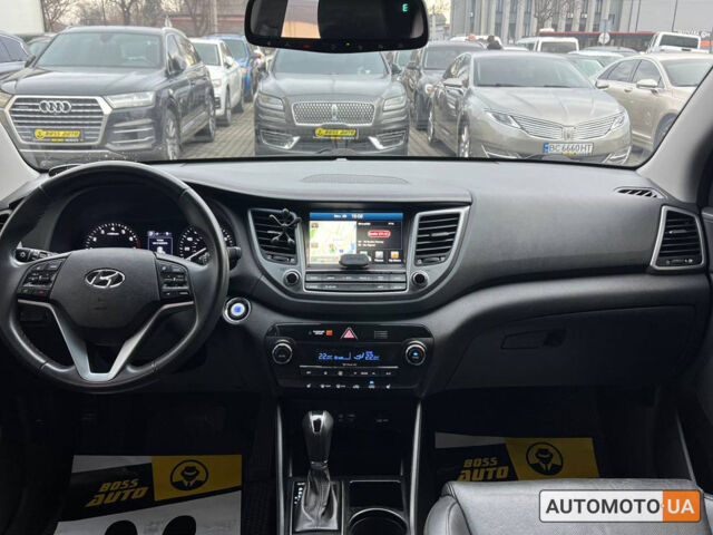 Черный Хендай Туксон, объемом двигателя 2 л и пробегом 106 тыс. км за 17900 $, фото 16 на Automoto.ua