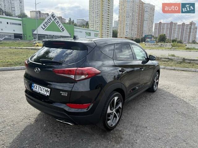 Черный Хендай Туксон, объемом двигателя 2.36 л и пробегом 130 тыс. км за 19500 $, фото 8 на Automoto.ua