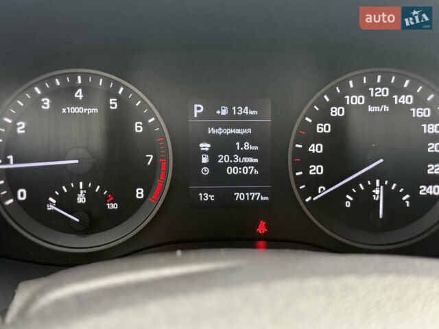 Черный Хендай Туксон, объемом двигателя 2 л и пробегом 70 тыс. км за 23000 $, фото 5 на Automoto.ua