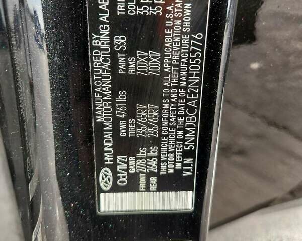 Черный Хендай Туксон, объемом двигателя 2.5 л и пробегом 122 тыс. км за 5700 $, фото 11 на Automoto.ua