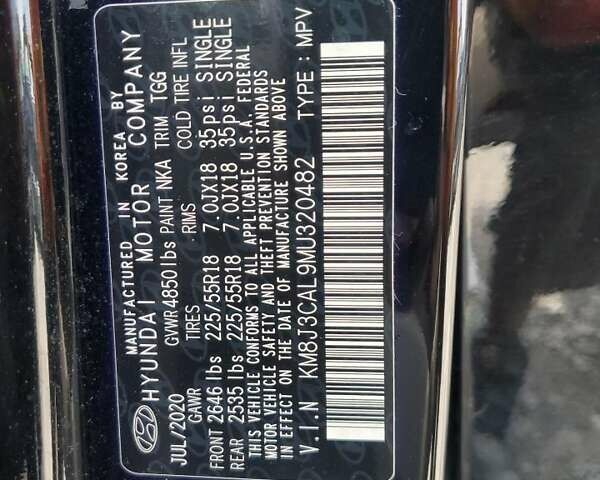 Хендай Туксон 2021 в Львове на Automoto.ua Черный Хендай Туксон, объемом двигателя 2.4 л и пробегом 71 тыс. км за 5000 $, фото 12 на Automoto.ua