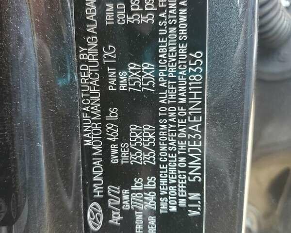 Черный Хендай Туксон, объемом двигателя 2.49 л и пробегом 74 тыс. км за 17825 $, фото 12 на Automoto.ua