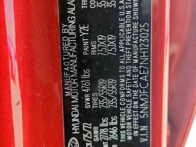 Червоний Хендай Туксон, об'ємом двигуна 2.5 л та пробігом 12 тис. км за 7800 $, фото 12 на Automoto.ua