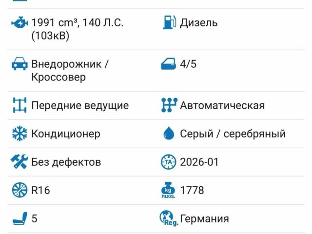 Серый Хендай Туксон, объемом двигателя 2 л и пробегом 230 тыс. км за 5500 $, фото 1 на Automoto.ua
