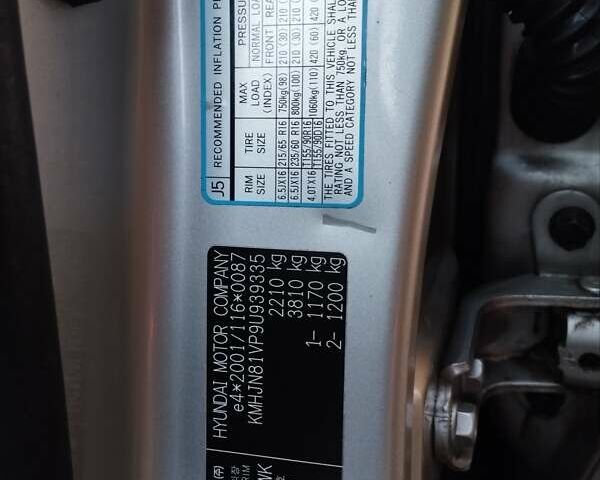 Сірий Хендай Туксон, об'ємом двигуна 2 л та пробігом 190 тис. км за 9300 $, фото 42 на Automoto.ua