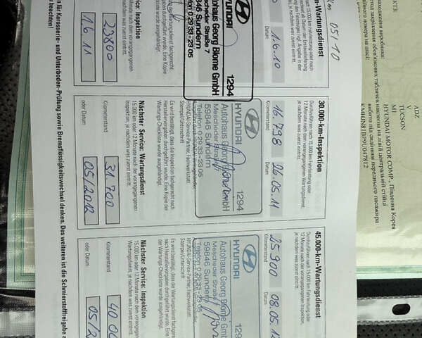 Серый Хендай Туксон, объемом двигателя 2 л и пробегом 195 тыс. км за 9950 $, фото 23 на Automoto.ua