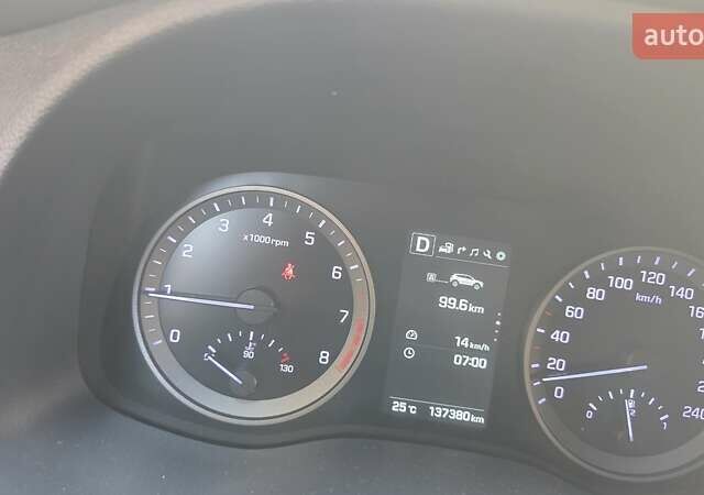 Серый Хендай Туксон, объемом двигателя 2 л и пробегом 137 тыс. км за 18900 $, фото 1 на Automoto.ua