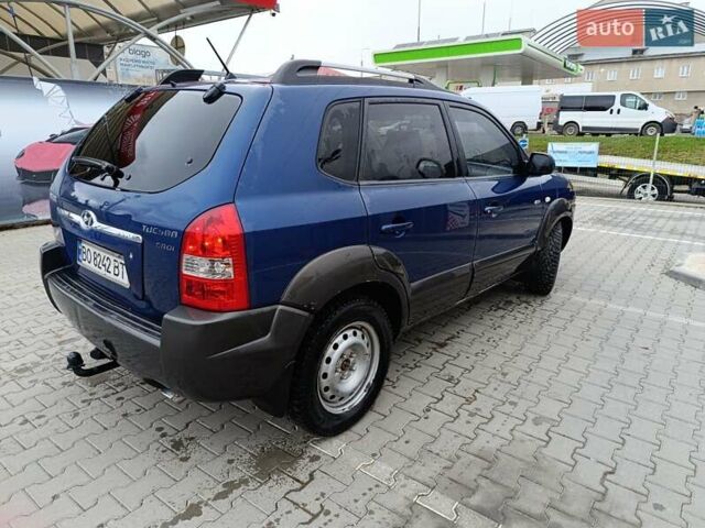Синий Хендай Туксон, объемом двигателя 2 л и пробегом 314 тыс. км за 6700 $, фото 9 на Automoto.ua