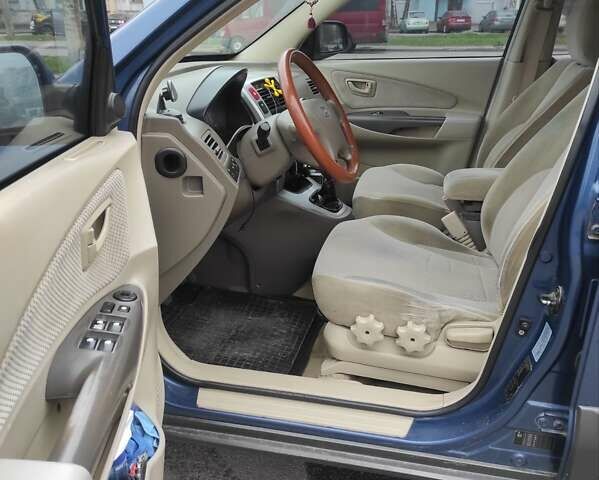 Синий Хендай Туксон, объемом двигателя 2 л и пробегом 225 тыс. км за 7300 $, фото 7 на Automoto.ua