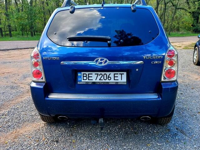 Хендай Туксон 2007 в Вознесенске на Automoto.ua Синий Хендай Туксон, объемом двигателя 2 л и пробегом 280 тыс. км за 7500 $, фото 4 на Automoto.ua