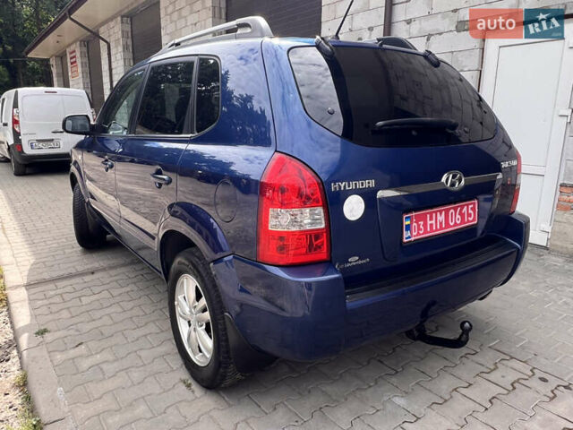 Синий Хендай Туксон, объемом двигателя 2 л и пробегом 218 тыс. км за 6700 $, фото 7 на Automoto.ua
