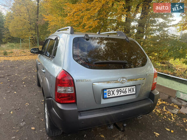 Синий Хендай Туксон, объемом двигателя 1.98 л и пробегом 200 тыс. км за 7700 $, фото 6 на Automoto.ua