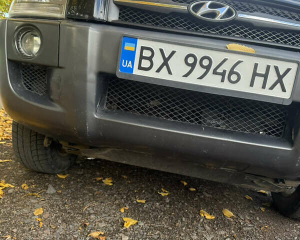 Синий Хендай Туксон, объемом двигателя 1.98 л и пробегом 200 тыс. км за 7700 $, фото 3 на Automoto.ua