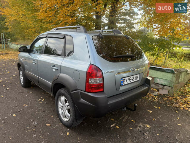 Синий Хендай Туксон, объемом двигателя 1.98 л и пробегом 200 тыс. км за 7700 $, фото 5 на Automoto.ua