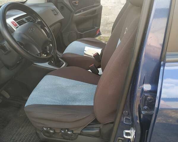 Синий Хендай Туксон, объемом двигателя 2 л и пробегом 200 тыс. км за 7600 $, фото 1 на Automoto.ua