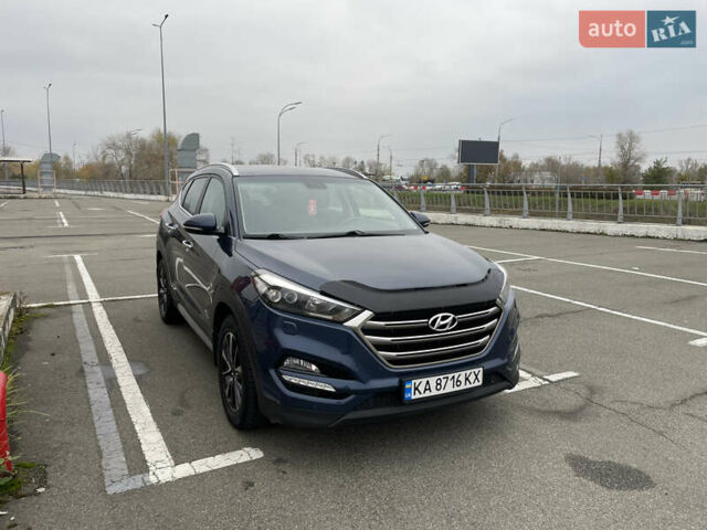 Хендай Туксон 2017 в Киеве на Automoto.ua Синий Хендай Туксон, объемом двигателя 2 л и пробегом 185 тыс. км за 17000 $, фото 4 на Automoto.ua