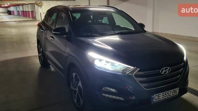 Синий Хендай Туксон, объемом двигателя 2 л и пробегом 150 тыс. км за 23500 $, фото 5 на Automoto.ua