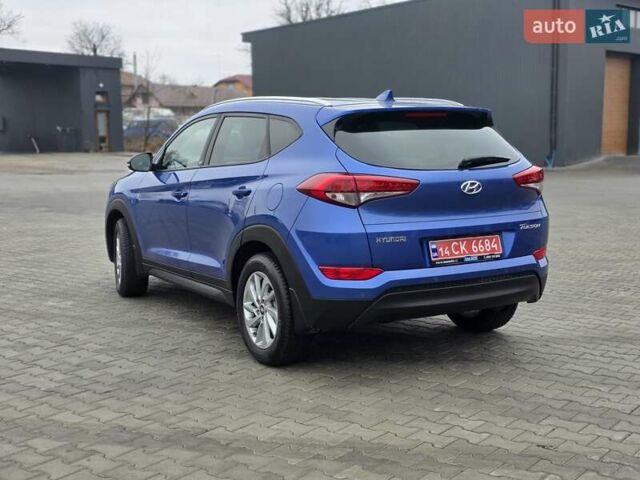 Синий Хендай Туксон, объемом двигателя 1.6 л и пробегом 176 тыс. км за 17800 $, фото 19 на Automoto.ua