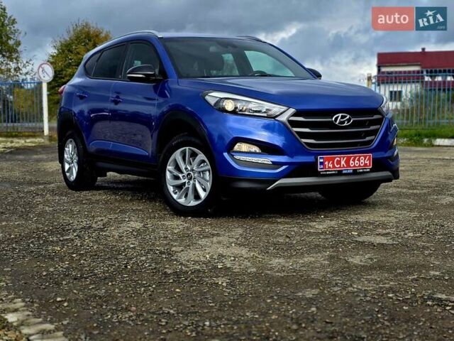 Хендай Туксон 2018 в Калуше на Automoto.ua Синий Хендай Туксон, объемом двигателя 1.59 л и пробегом 176 тыс. км за 18500 $, фото 4 на Automoto.ua