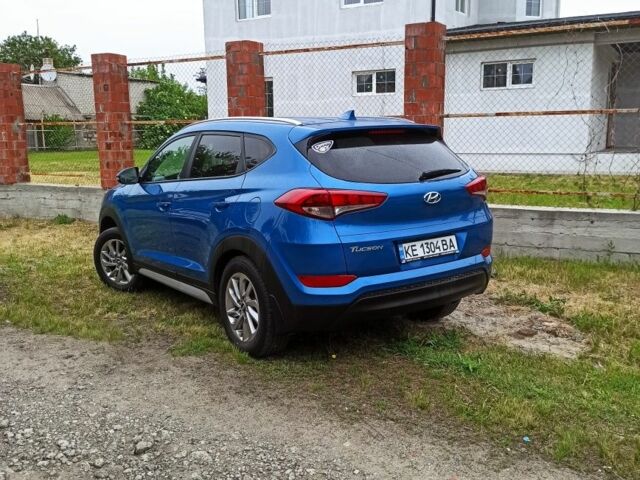 Синий Хендай Туксон, объемом двигателя 2 л и пробегом 99 тыс. км за 17000 $, фото 6 на Automoto.ua