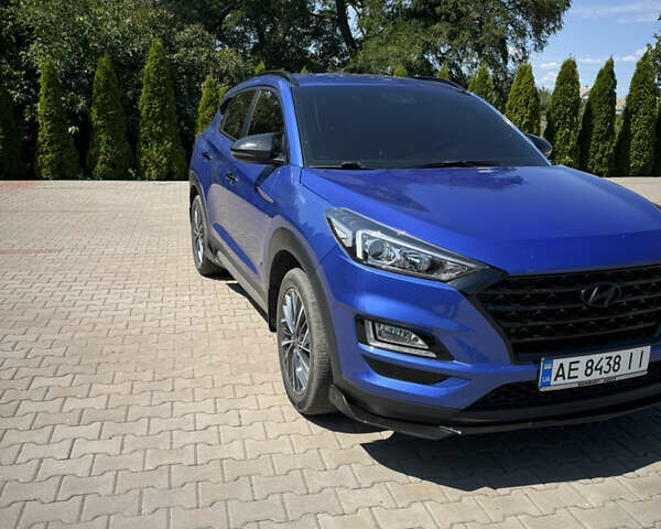 Синий Хендай Туксон, объемом двигателя 2 л и пробегом 157 тыс. км за 21700 $, фото 3 на Automoto.ua