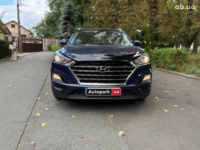 Синий Хендай Туксон, объемом двигателя 2 л и пробегом 48 тыс. км за 22740 $, фото 1 на Automoto.ua