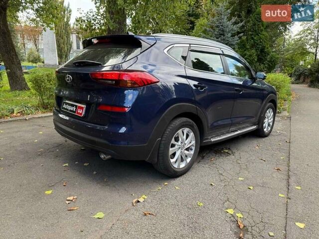 Синий Хендай Туксон, объемом двигателя 2 л и пробегом 48 тыс. км за 22790 $, фото 4 на Automoto.ua