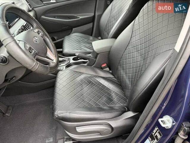 Синий Хендай Туксон, объемом двигателя 2 л и пробегом 43 тыс. км за 24000 $, фото 15 на Automoto.ua