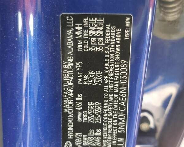 Синий Хендай Туксон, объемом двигателя 0 л и пробегом 57 тыс. км за 7500 $, фото 13 на Automoto.ua