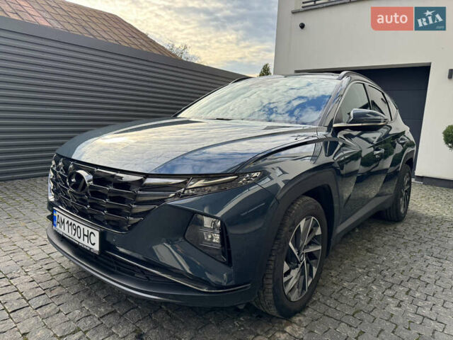 Хендай Туксон 2022 в Житомире на Automoto.ua Синий Хендай Туксон, объемом двигателя 1.6 л и пробегом 45 тыс. км за 32000 $, фото 2 на Automoto.ua