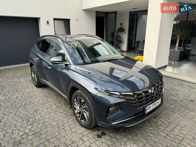 Хендай Туксон 2022 в Житомире на Automoto.ua Синий Хендай Туксон, объемом двигателя 1.6 л и пробегом 45 тыс. км за 32000 $, фото 5 на Automoto.ua