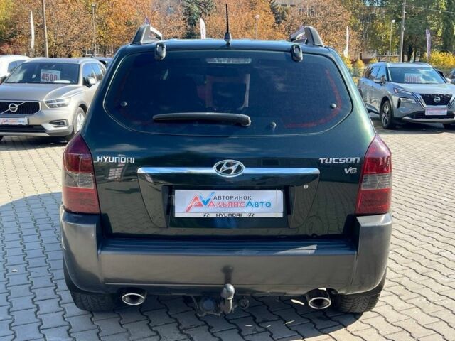 Хендай Туксон 2006 в Кривом Роге на Automoto.ua Зеленый Хендай Туксон, объемом двигателя 2.7 л и пробегом 250 тыс. км за 7900 $, фото 4 на Automoto.ua