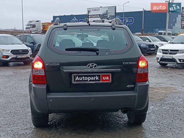 Зеленый Хендай Туксон, объемом двигателя 2 л и пробегом 223 тыс. км за 7290 $, фото 9 на Automoto.ua