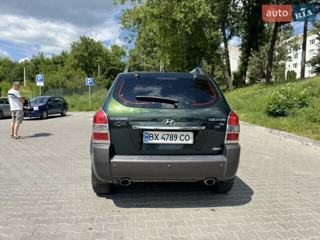 Зеленый Хендай Туксон, объемом двигателя 2.66 л и пробегом 200 тыс. км за 8199 $, фото 7 на Automoto.ua