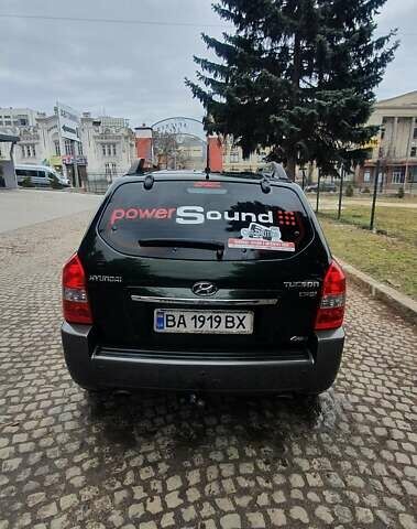 Зеленый Хендай Туксон, объемом двигателя 2 л и пробегом 115 тыс. км за 8500 $, фото 3 на Automoto.ua
