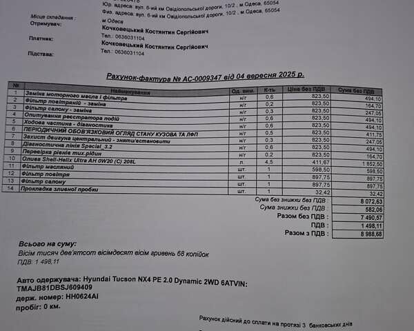 Хендай Туксон 2025 в Черноморске (Ильичевске) на Automoto.ua Зеленый Хендай Туксон, объемом двигателя 2 л и пробегом 11 тыс. км за 29800 $, фото 25 на Automoto.ua