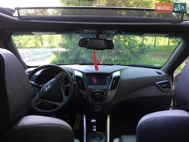Серый Хендай Велостер, объемом двигателя 1.6 л и пробегом 65 тыс. км за 11500 $, фото 10 на Automoto.ua